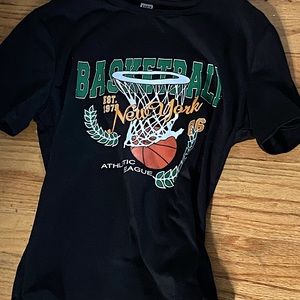 Black basketball shirt